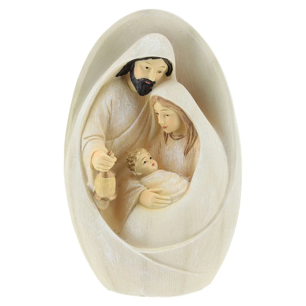 Christmas Jesus Birth Scene Ornament Christmas Decoration Holy Family Crafts Statue Resin Figurine Centerpieces Desktop Decor Oasis Select Style 6