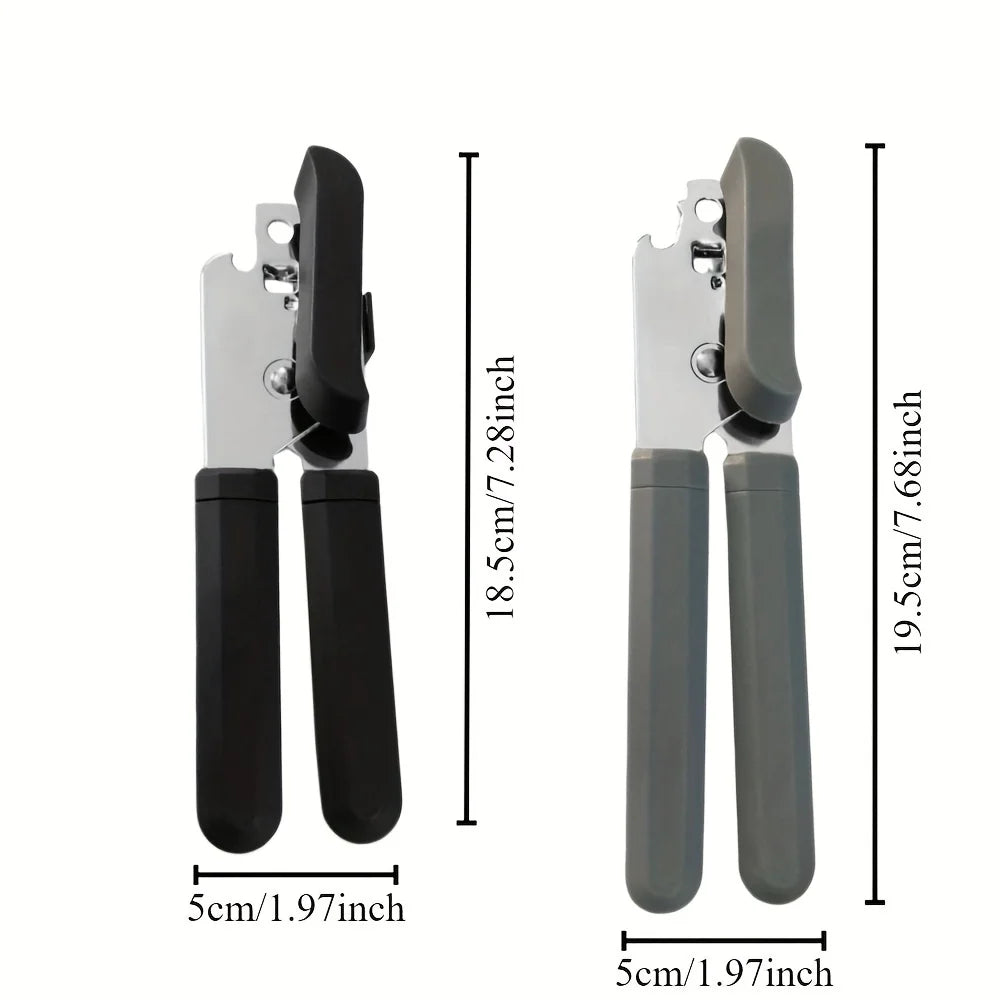1pc Stainless Steel Multifunctional Professional Can Manual Can Opener Craft Beer Grip Can Opener Bottle Opener Kitchen Gadgets Oasis Select