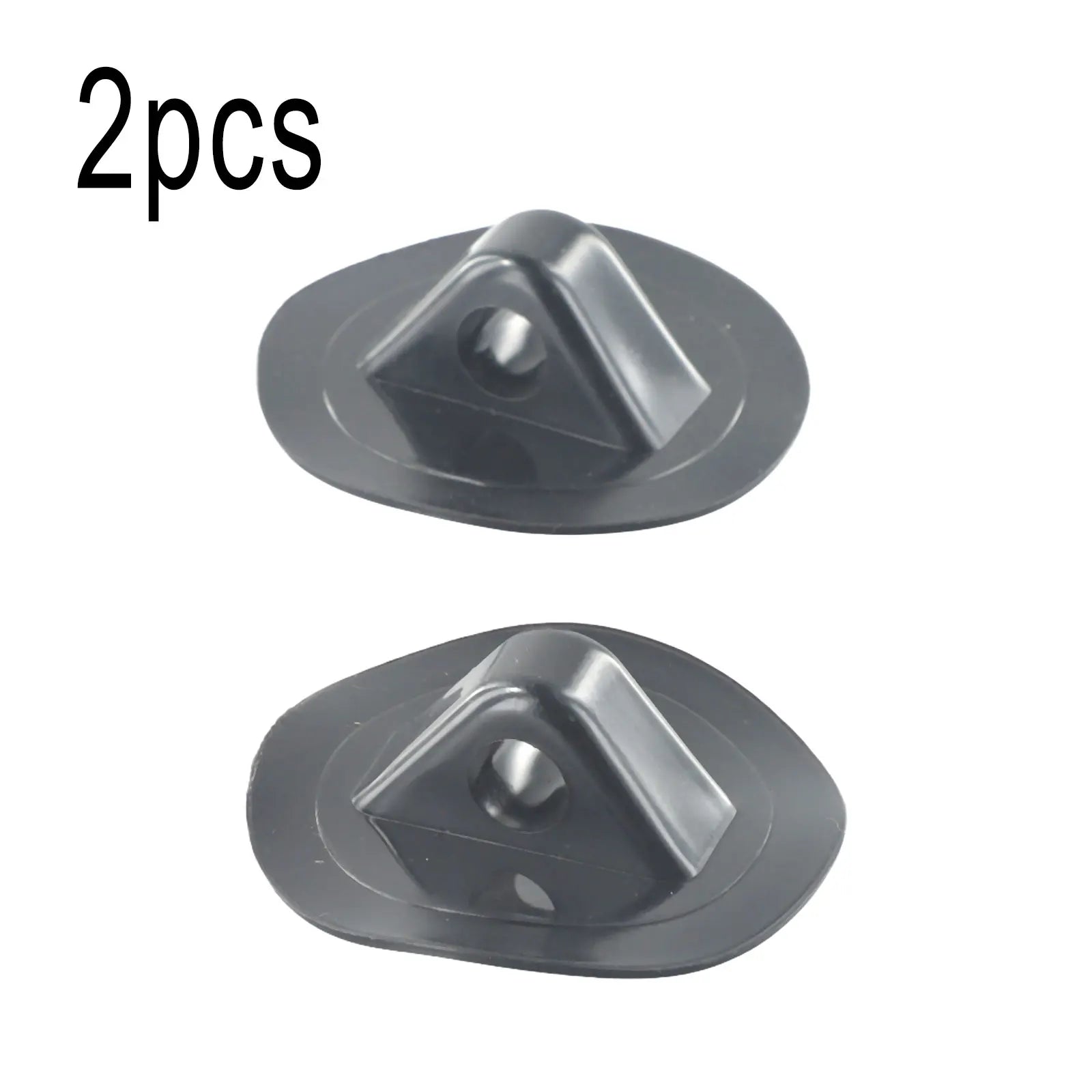 2 Pcs Inflatable Boat Safety Rope Buckle PVC Awning Buckle Anchor Rope Buckle 2X Black Grommets Durable Camping Accessories Oasis Select