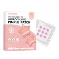 18/9pcs water-based gel pink star shaped microneedle acne patch, - waterproof, alcohol free, used to absorb acne secretions Oasis Select 9pcs