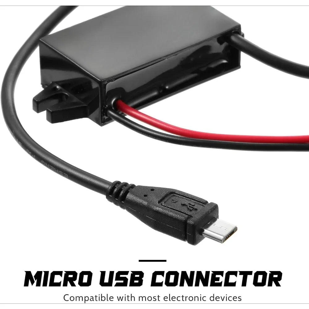 Waterproof 12V To 5V Converter DC-DC Buck Module Micro USB Power Adapter Power Converter Regulator For Car Audio Walkie Talkie Oasis Select