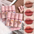 MAGIC CASA 4-Pc Bear Matte Liquid Lipstick Set – Waterproof