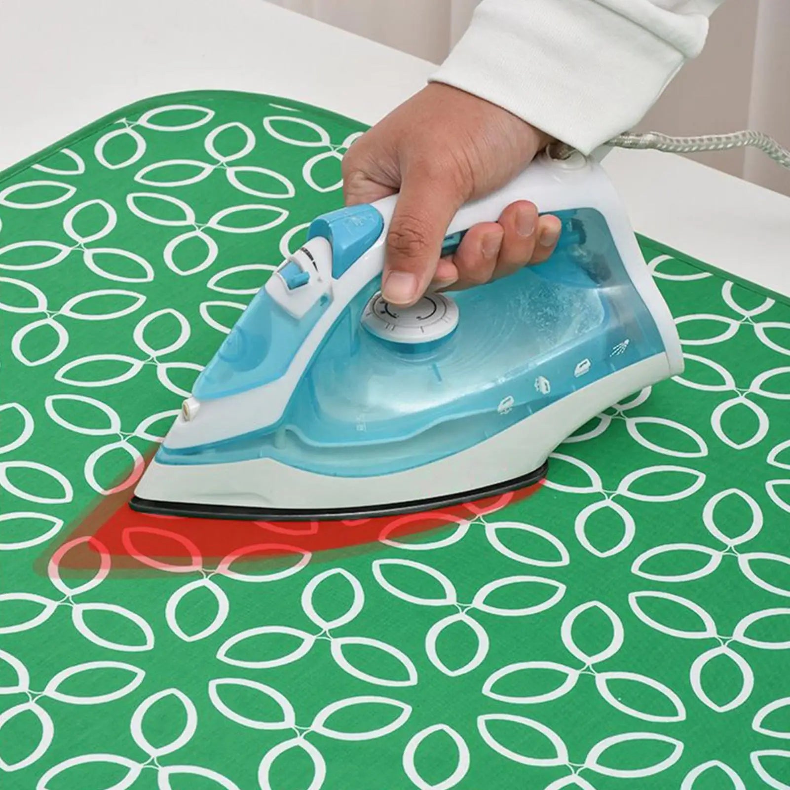 Portable Ironing Mat Heat Resistant Thickened Waterproof Non-slip Hanging Laying Soft Ironing Mat Protection Heat Insulation Oasis Select