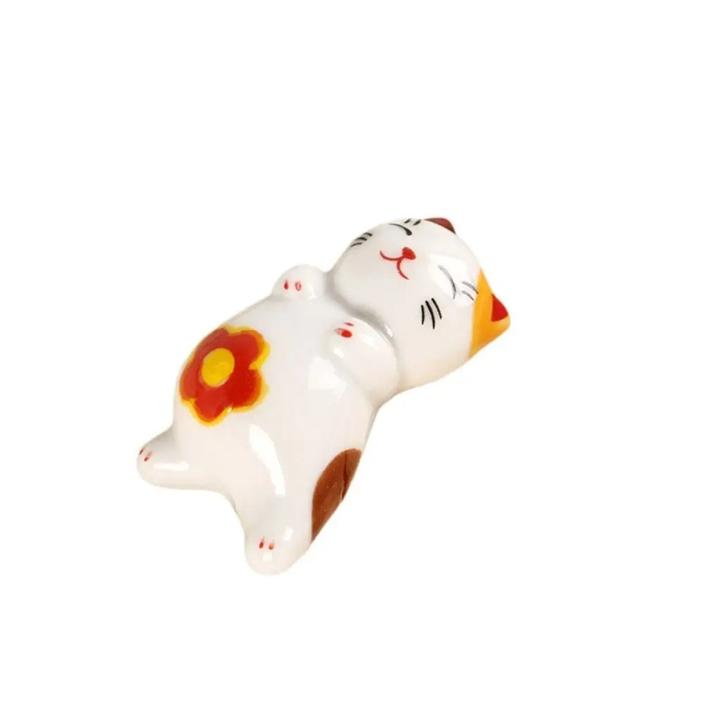 Cute Animal Chopstick Holder Rest – Ceramic Table Utensil Rest