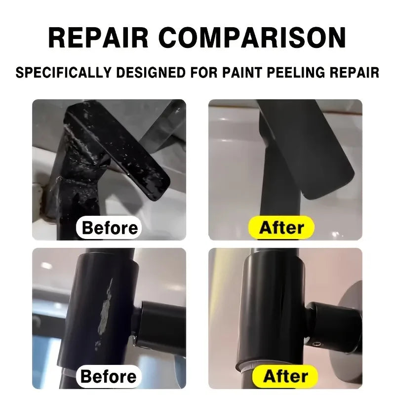Multi-Purpose Stainless Steel Paint Pen: Repairs Bathtubs, Towel Racks & Auto Hub Scratches Oasis Select