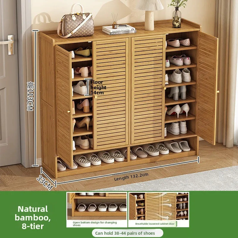 Multifunctional shoe cabinet, large capacity at home door with drawers, multi-layer dust-proof shoe rack Oasis Select 4-132-8-113
