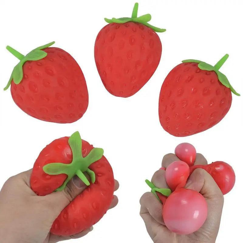 Simulation Strawberry Slow Rising Toy, Soft Squeeze Stress Relief Toy for Kids Adults Oasis Select Default Title