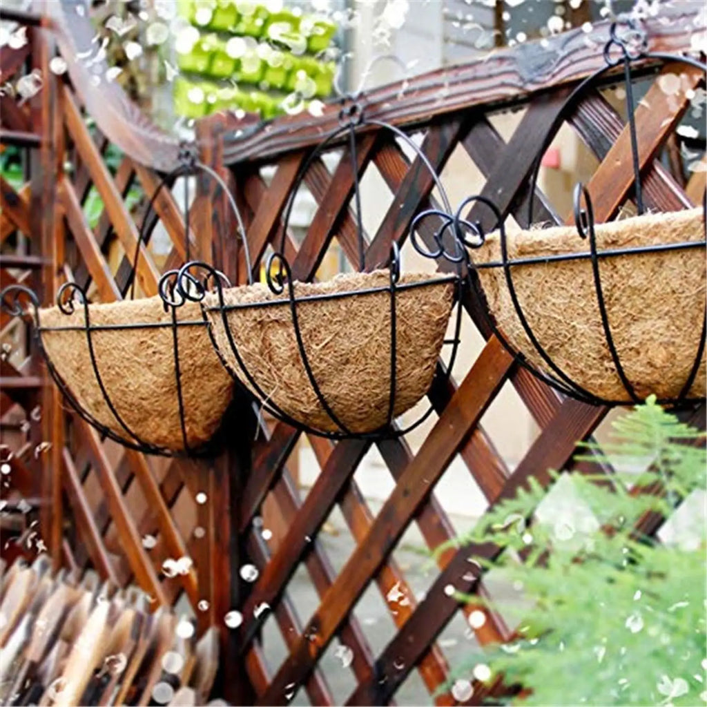 Coconut Basket Liners Coconut Coir Basket Plant Basket Liner Fence Flower Baskets Plants Replacement Liners for Garden Flower Oasis Select