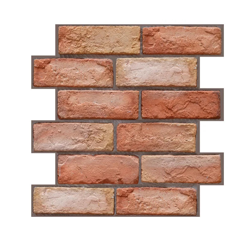 Self Adhesive Brick Pattern Waterproof and Moisture-proof Renovation of Three-dimensional Wall Stickers for Home Wall Decoration Oasis Select