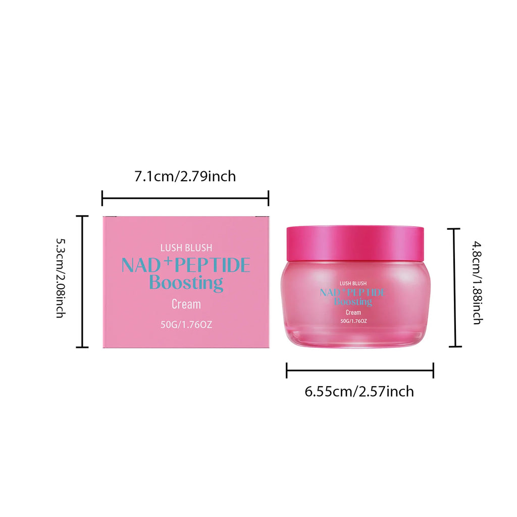 NAD+ Peptide Boosting Cream Anti-Wrinkle Firming Lifting Hydrating & Repairing Face Cream for Sagging Skin Daily Skincare Oasis Select 50g Boxed