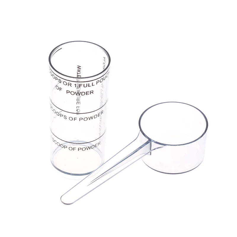 1set 20g Cosmetic Mixing Bowl Set Plastic Dental Wax Cup Measuring Scoop for DIY Face Mask Beauty Tools Oasis Select Gray