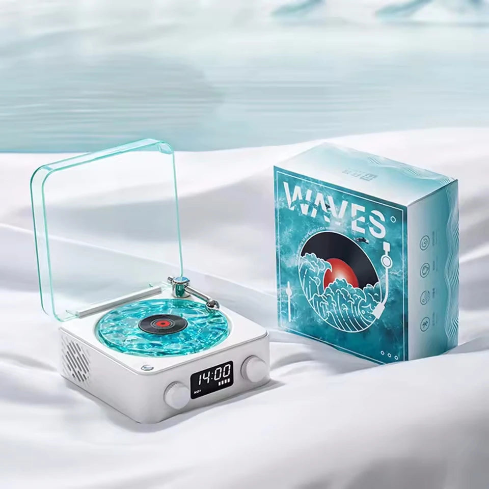 AyeBeau Retro Bluetooth Speaker with Lamp & 360° Stereo