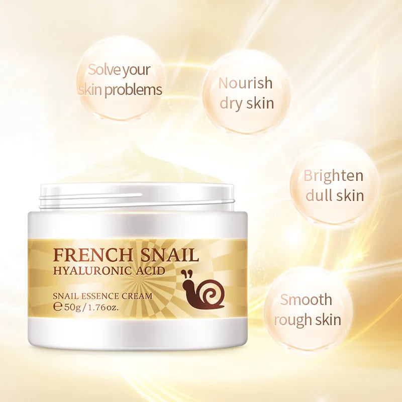 LAIKOU Snail Face Cream – Hyaluronic Acid & Collagen 50ml Snail Face Cream Oasis Select
