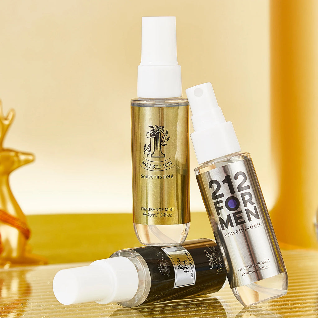 4-Pack Men's Alcohol-Free Fragrance Spray Set | 40ml x4 Men's Fragrance Set Oasis Select