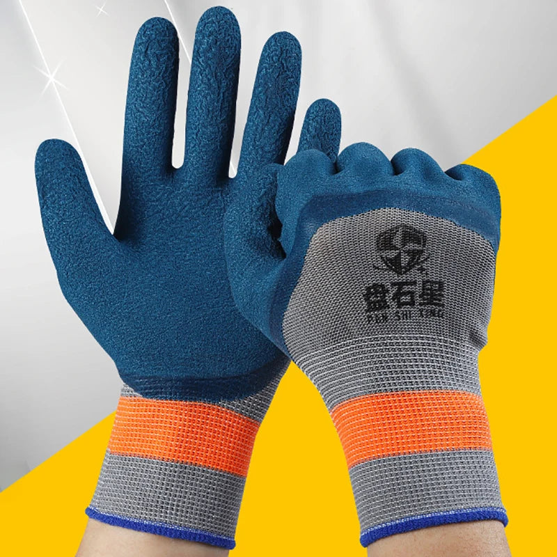 1Pair Tire Rubber Gloves Wear-resistant Non-slip Work Gloves Labor Protection Gloves Home Improvement Garden Construction Oasis Select