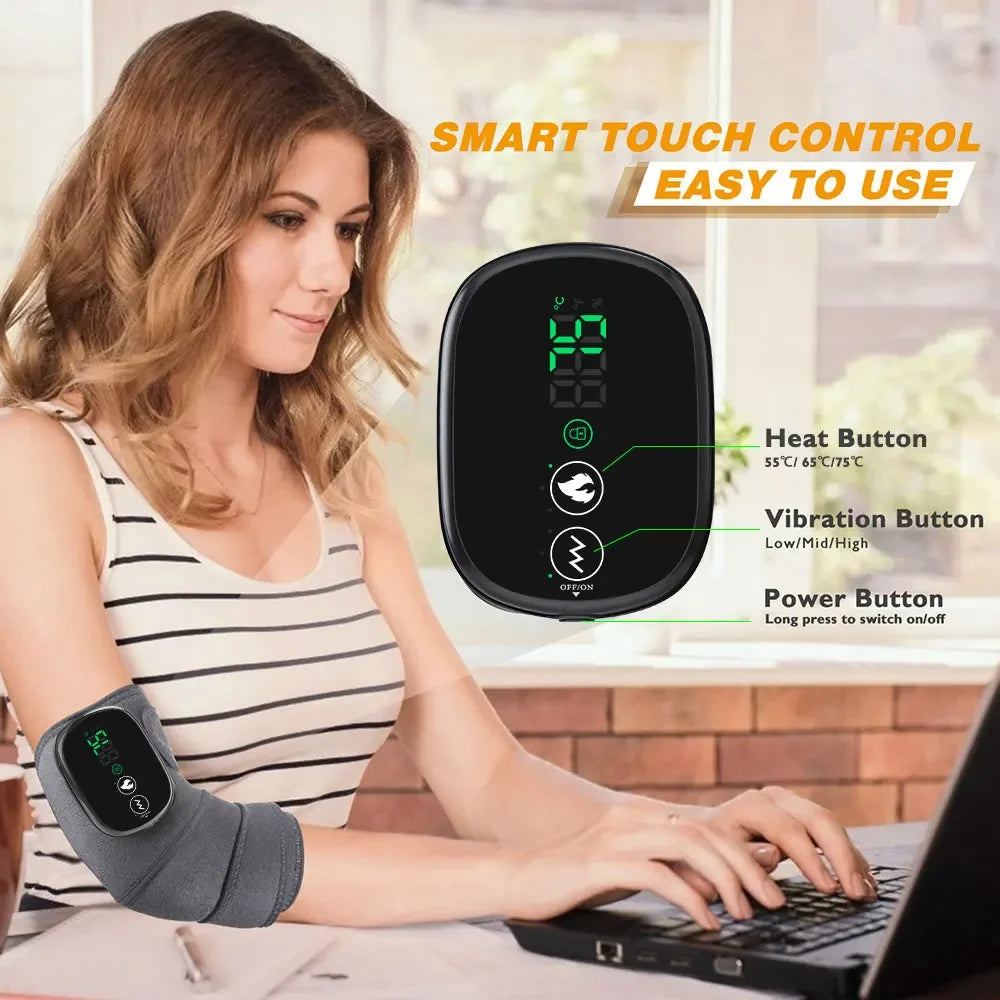 3-in-1 Heated Vibration Knee Shoulder & Elbow Massager