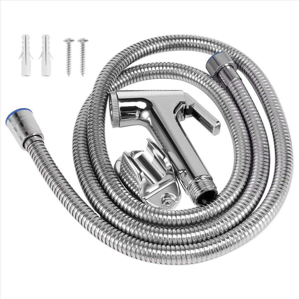 Toilet Bathroom Hand Held Handheld Sprayer Shower Bidet Spray Hose Holder Oasis Select AS SHOWN