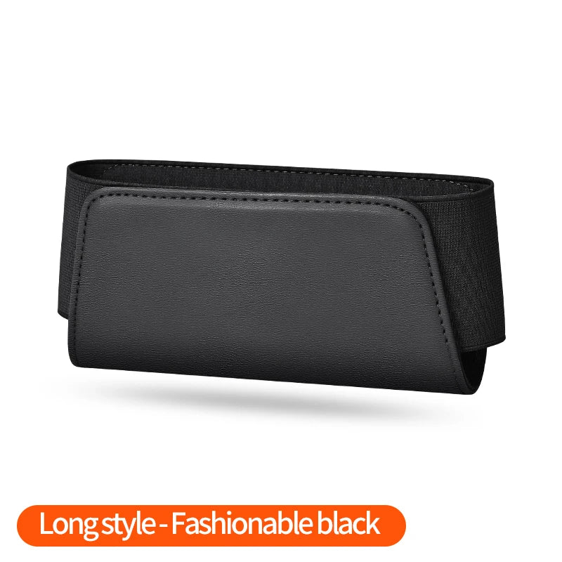 Self-Adhesive Car Storage Pocket PU Leather Organizer