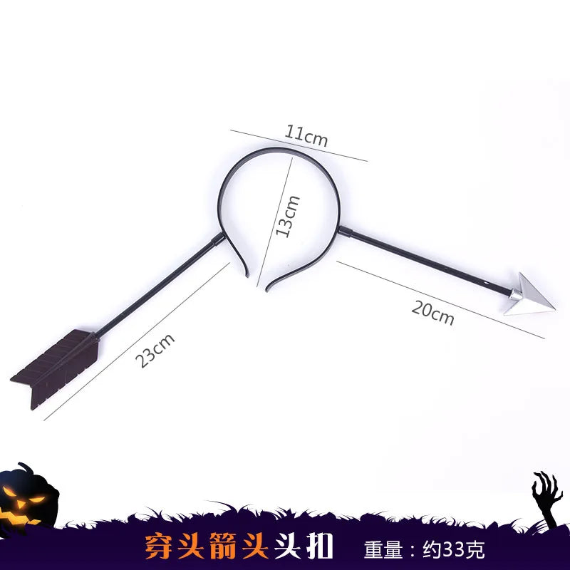 Halloween Scary Headbands for Adults, Blood Headpiece for Halloween Costumes Hair Accessories, Funny Headwear Toys Party Cosplay Oasis Select JT