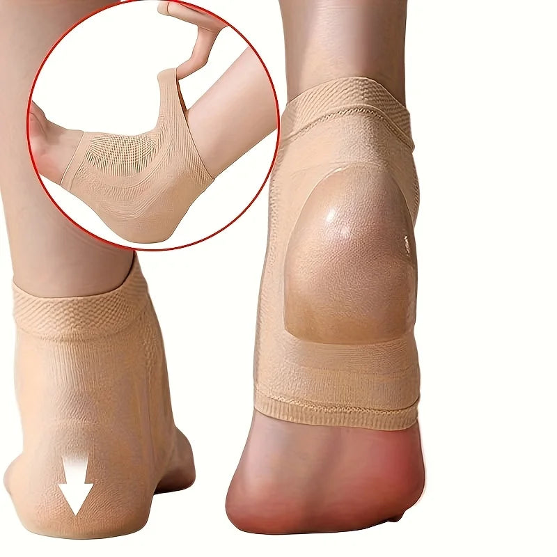 Silicone Ankle Support Socks – High Elasticity, 1 Pair Ankle Support Socks Oasis Select