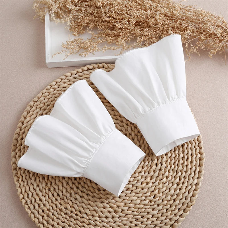 Photography Props Nail Photo Glove Beautiful Gentle Fake Cuffs Decorative Chiffon Flare Cuffs Fashion Sexy Nail Art Accessories Oasis Select