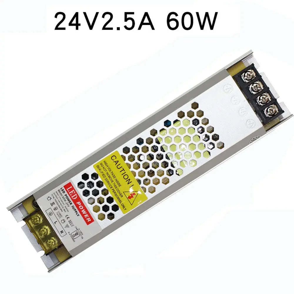 12V 24V Power Supply Transformers 220V AC DC Converter Switching Power Supply 60W 150W 200W 300W 400W SMPS Led Driver Ultra Thin Oasis Select 24V2.5A 60W 180V-265V