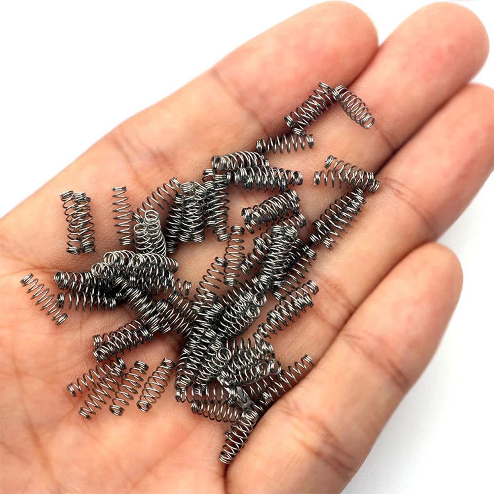 100Pcs Fish Hooks Spring Bait Feeder Lure Trap Fishbait Feeder Tackle Carp Explosion Hooks Jig Fly Fishing Hooks Stainless Steel Oasis Select