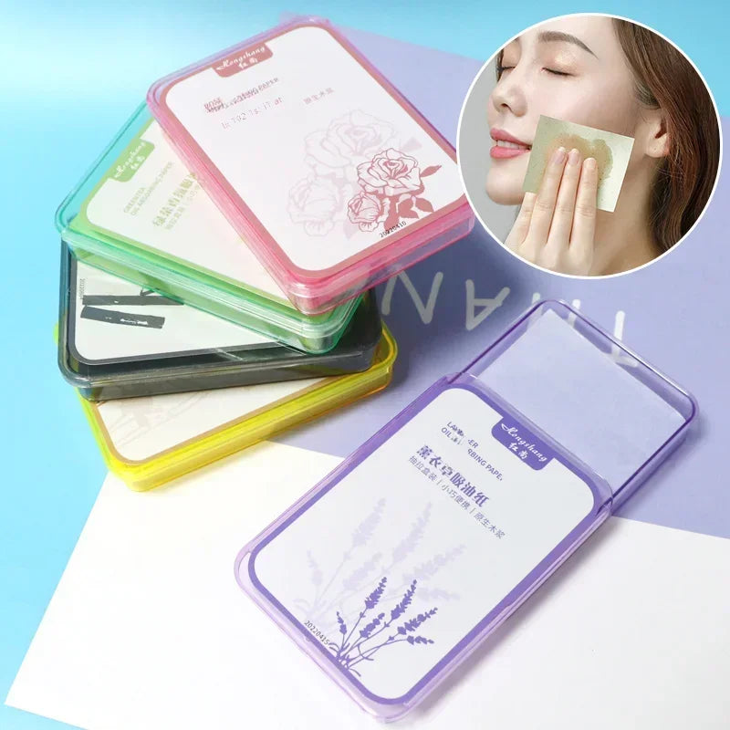 Oily Paper Face Cleansing Makeup Tool Face Oil Blotting 300PcsFace Oil Absorbing Paper Summer Oil Control Wipes Absorbing Sheet Oasis Select