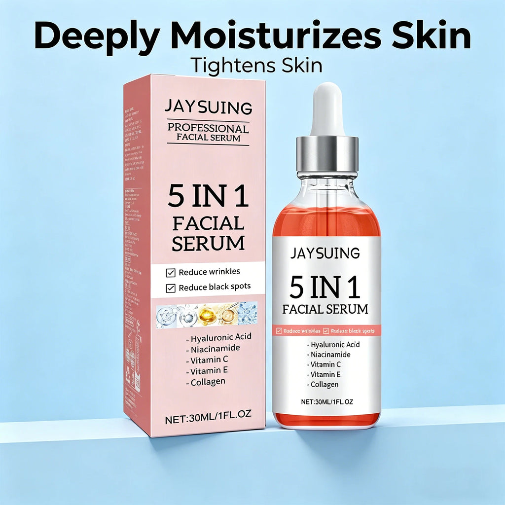 5-in-1 Facial Serum – Hyaluronic Acid, Niacinamide & Vitamin C Face Serum Oasis Select