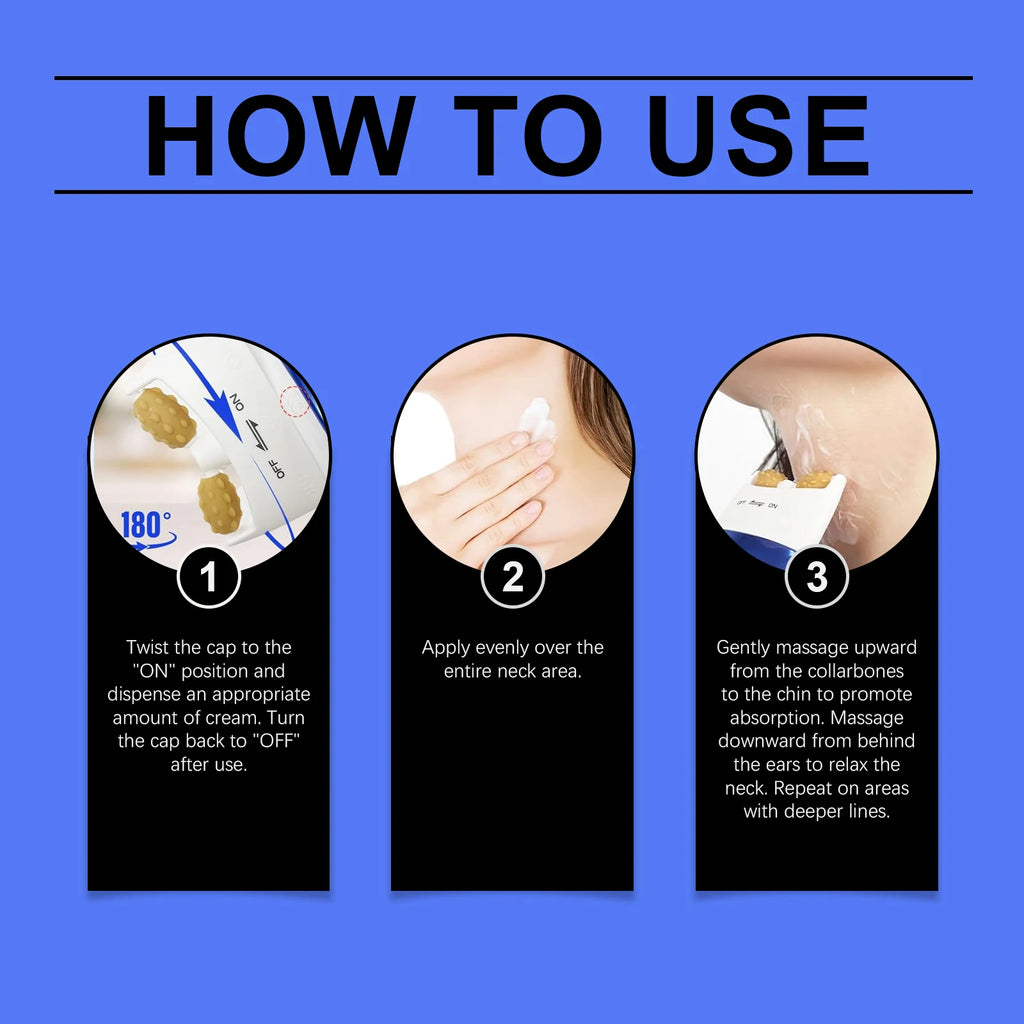 Jaysuing Neck Firming Roller Cream – Anti-Wrinkle Lift 120g Neck Firming Cream Oasis Select