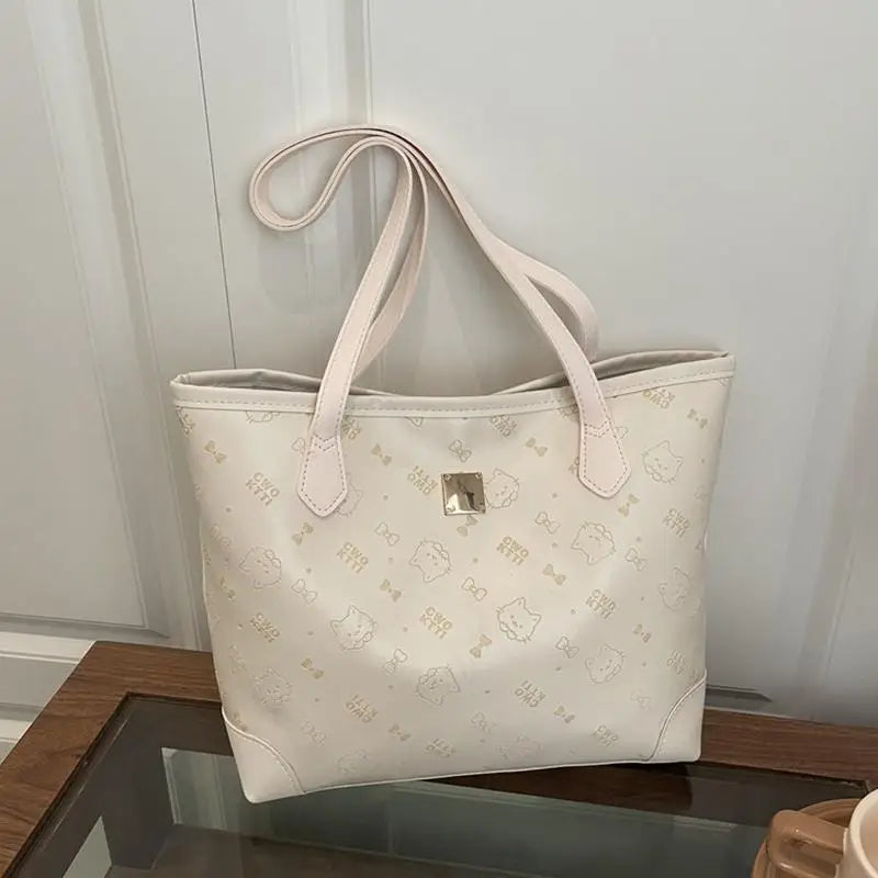 Women Luxury Leather Tote Elegant Crossbody Bag Stylish Wardrobe Oasis Select white