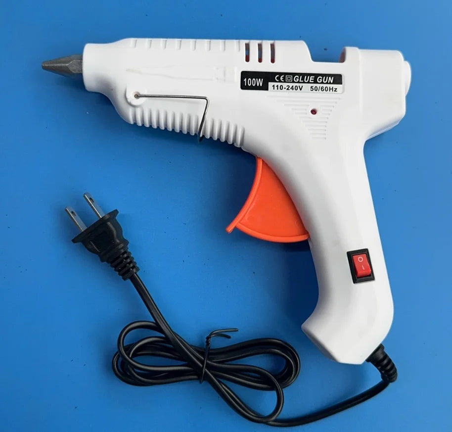 100W Hot Melt Glue Gun DIY Mini Household Industrial Guns Electric Repair Tool Use 11mm Glue Ships randomly by style Oasis Select US plug