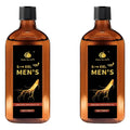 S-XXL +UP Men's Ginseng Massage Oil with Shea Butter - Hydrates & Firms Skin, Boosts Moisture Oasis Select BROWN 100g