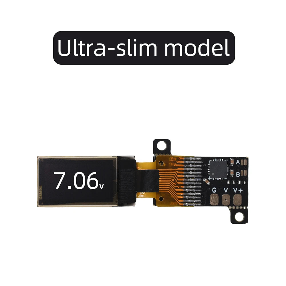 Ultra Thin Mini OLED Digital Voltmeter DC 0-30V 0.5 Inch OLED Display 12Bit ADC High Precision Voltage Meter 5Hz/10Hz Adjustable Oasis Select ultra-thin