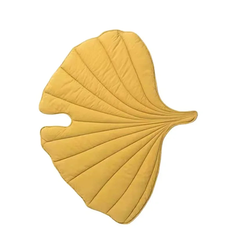 Dog Blankets Leaf Shaped Cotton mat Whelping Reusable of Pet Pads Bed for Pets Machine Washable Puppy Blanket for Couch Protecti Oasis Select Yellow