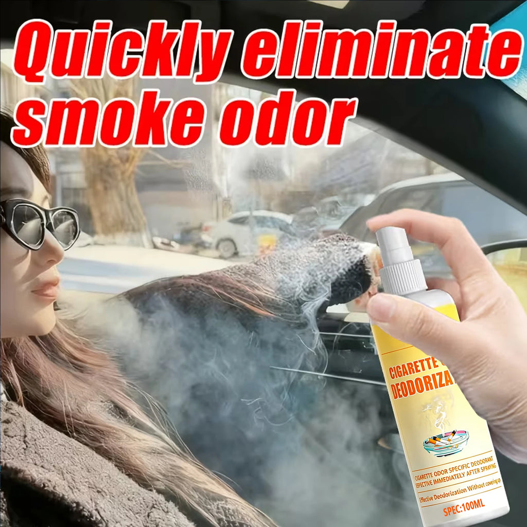 GREEDY TREE Cigarette Smell Deodorizer Spray | 100ML | Immediate Odor Elimination for Home, Car & Office | Non-Masking Formula Oasis Select