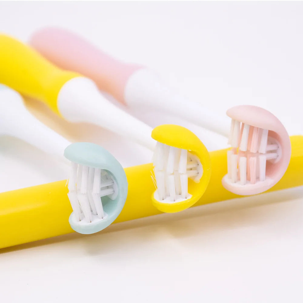 Kids U-Shaped 3D Toothbrush | Soft Silicone | Ages 4–12