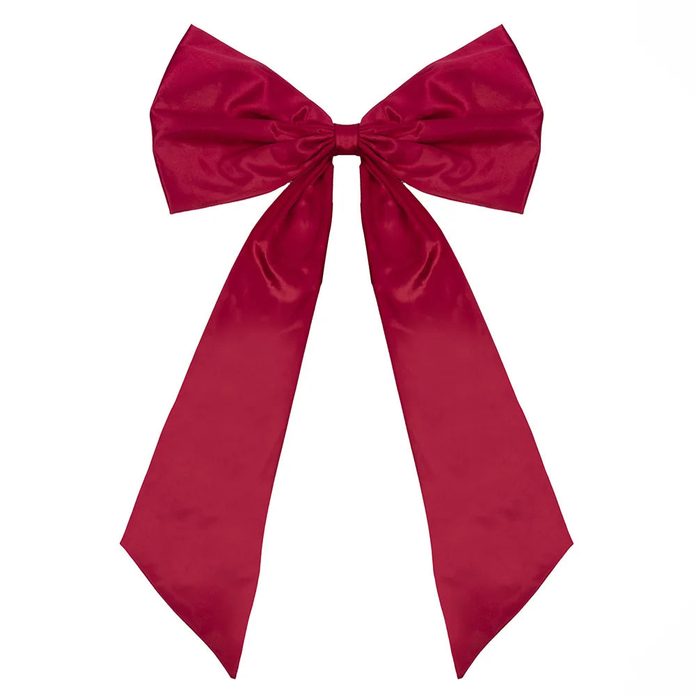 43 x 24 Inches Large Bow Themed Party Decorations Giant Pink Bow Decor Satin Ribbon, Contains Felt Big Pink Bow Wall Decor Oasis Select Red