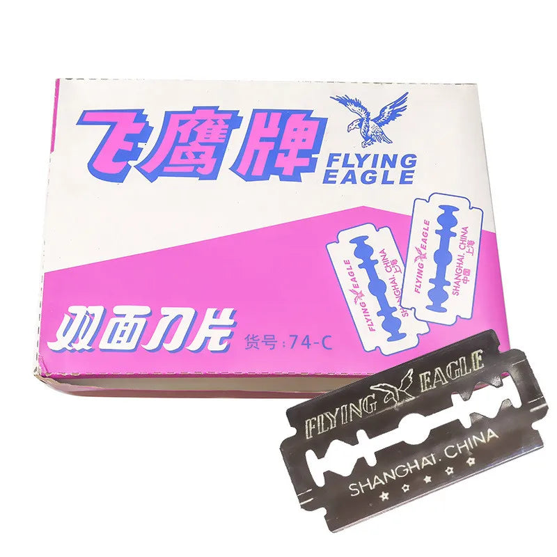 100-Pack Double Edge Safety Razor Blades – Stainless Steel Safety Razor Blades Oasis Select