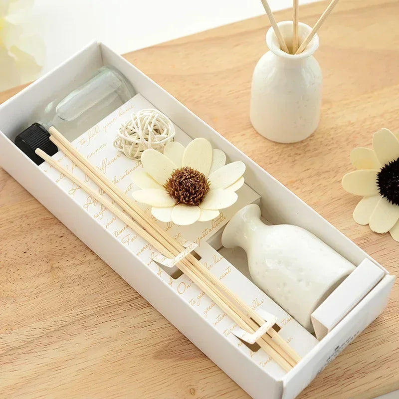 30ml Reed Diffuser Sets Hotel Bathroom Rattan Sticks Aromatherapy Diffuser Air Freshener Plant Home Fragrance Refill Oil Oasis Select