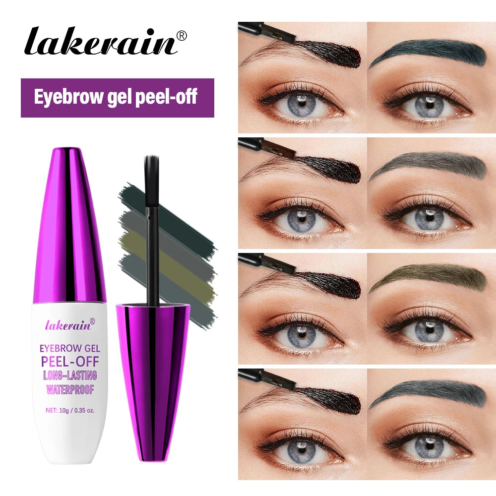 Tattoo Peel-off Eyebrow Gel Waterproof and Sweat-proof Long-Lasting Smudge-Proof Effect Natural Eyebrow Dye Eye Makeup Cosmetics Oasis Select