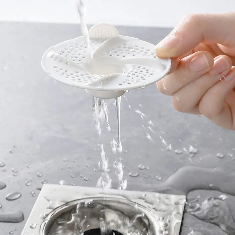 3pcs New Vortex Floor Drain Rotating Bug Proof Hair Collector Mesh Design Anti-Clogging Drain Cover Toilet Area Oasis Select