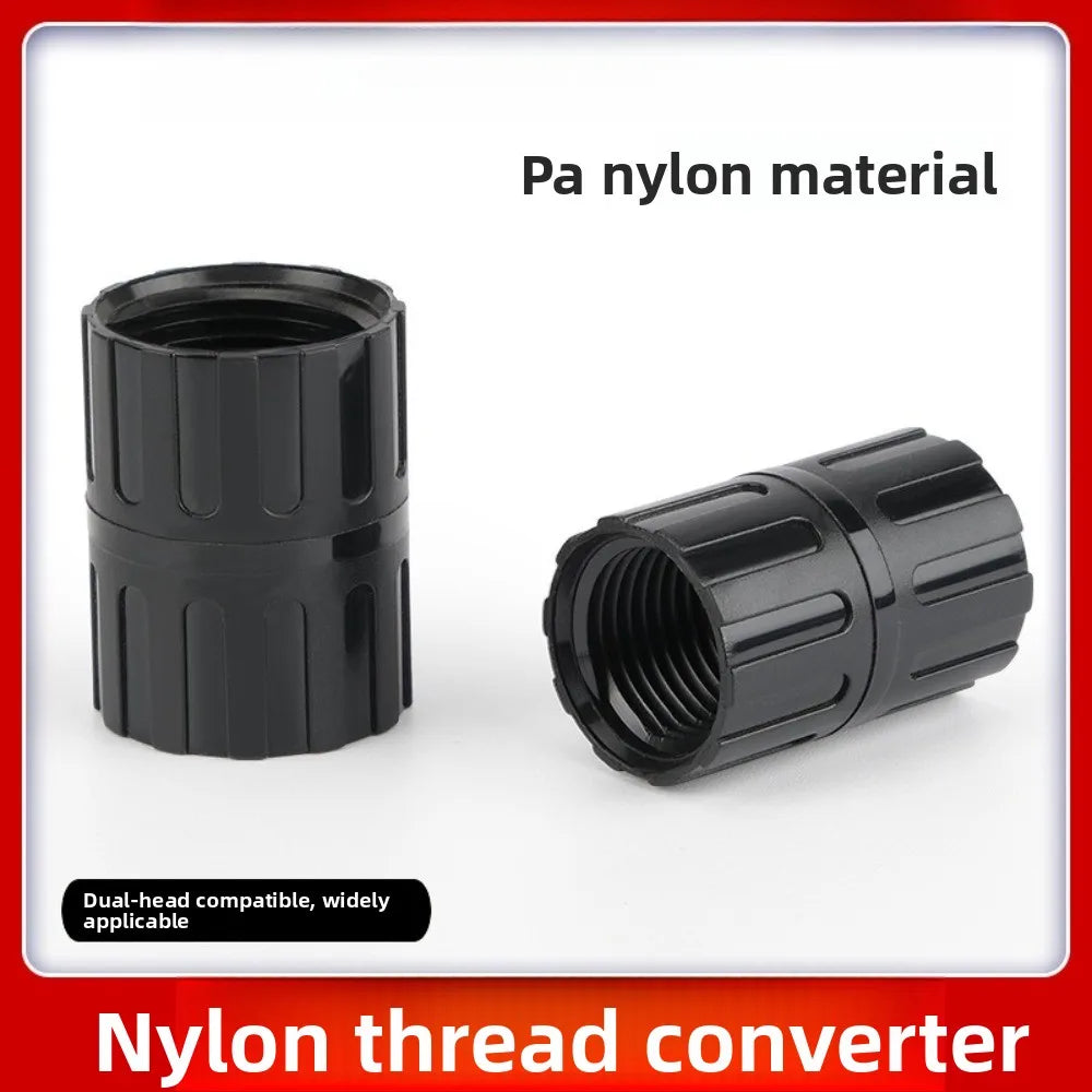10pcs Internal Thread Cable Waterproof Connector Plastic Female Thread Adapter Intermediate Coupler Butt Joint Converter Nylon Oasis Select 10pcs M50x1.5