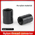 10pcs Internal Thread Cable Waterproof Connector Plastic Female Thread Adapter Intermediate Coupler Butt Joint Converter Nylon Oasis Select 10pcs M50x1.5