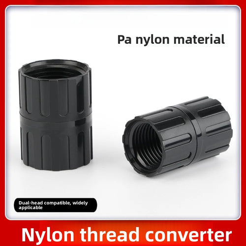 10pcs Internal Thread Cable Waterproof Connector Plastic Female Thread Adapter Intermediate Coupler Butt Joint Converter Nylon Oasis Select 10pcs M50x1.5