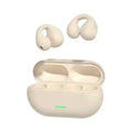 T75 Fone Bluetooth Headset 5.3 Wireless Bone Conduction Headphones Clip Ear Music Noise Canceling HD Call Sports Gaming Earphone Oasis Select khaki