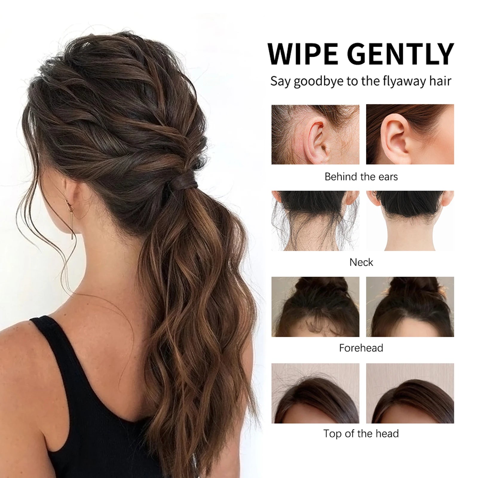 Hair Styling Wax for Women Anti Frizz Smoothing Professional Pomade Hair Mud Control Messy Hairs Wax Rod Oasis Select