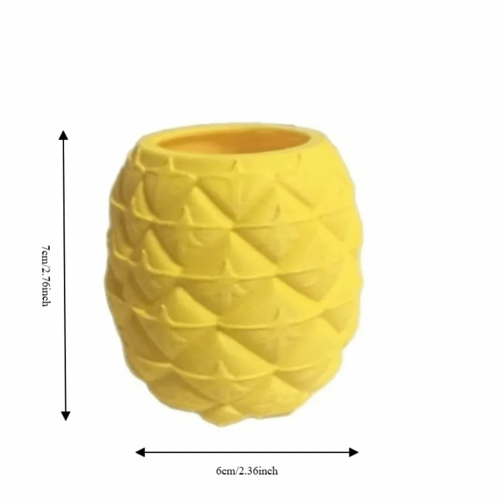 3D Printed Fruits Shape Pen Holder Multi-function Home Decoration Desktop Organizer Creative Ornaments Makeup Brush Storage Box Oasis Select