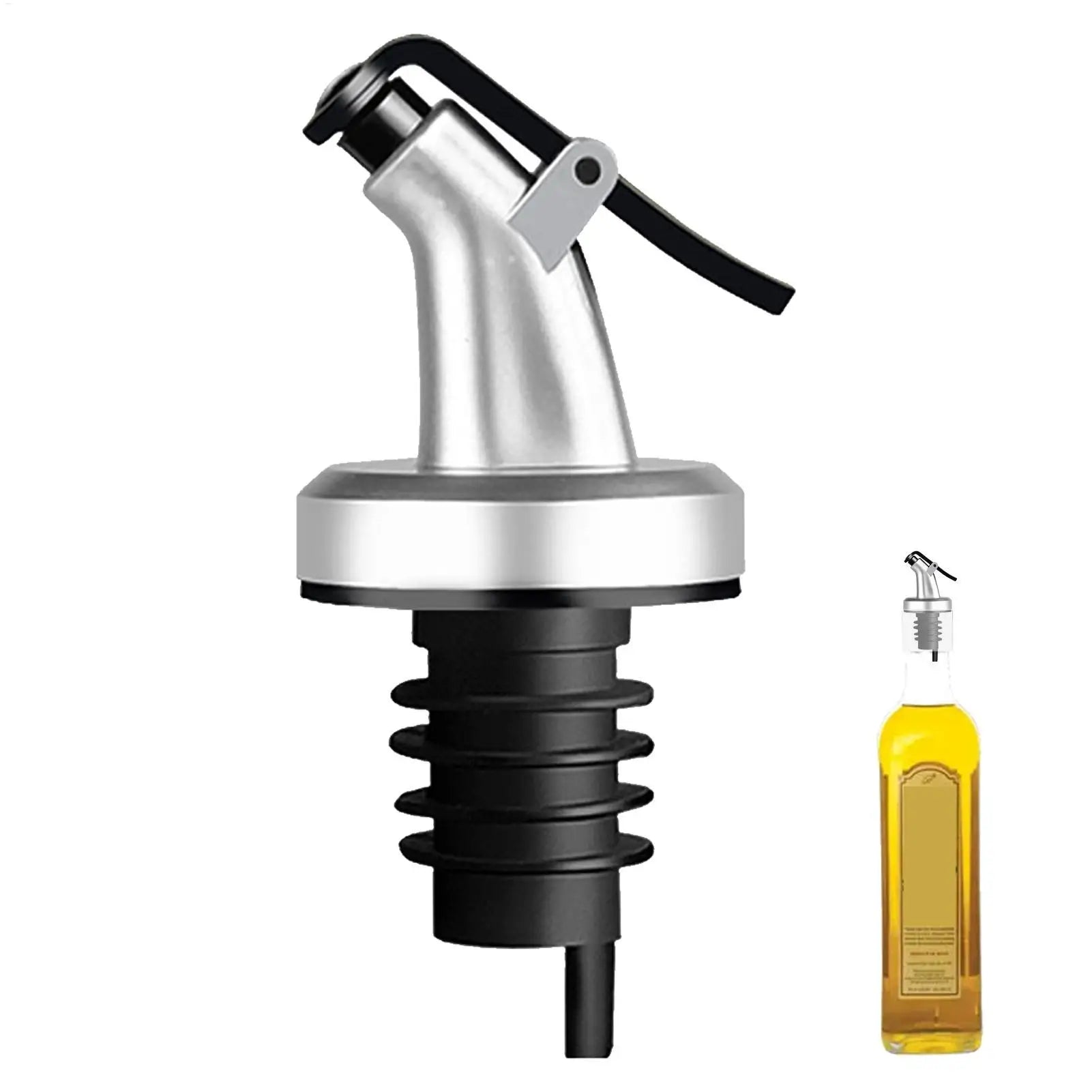 Oil Bottle Spout Leak Proof Nozzle Classic Oil Spouts for Bottles Liquor Bottle Pourers Spouts for Olive Oil Soy Sauce Vinegar Oasis Select