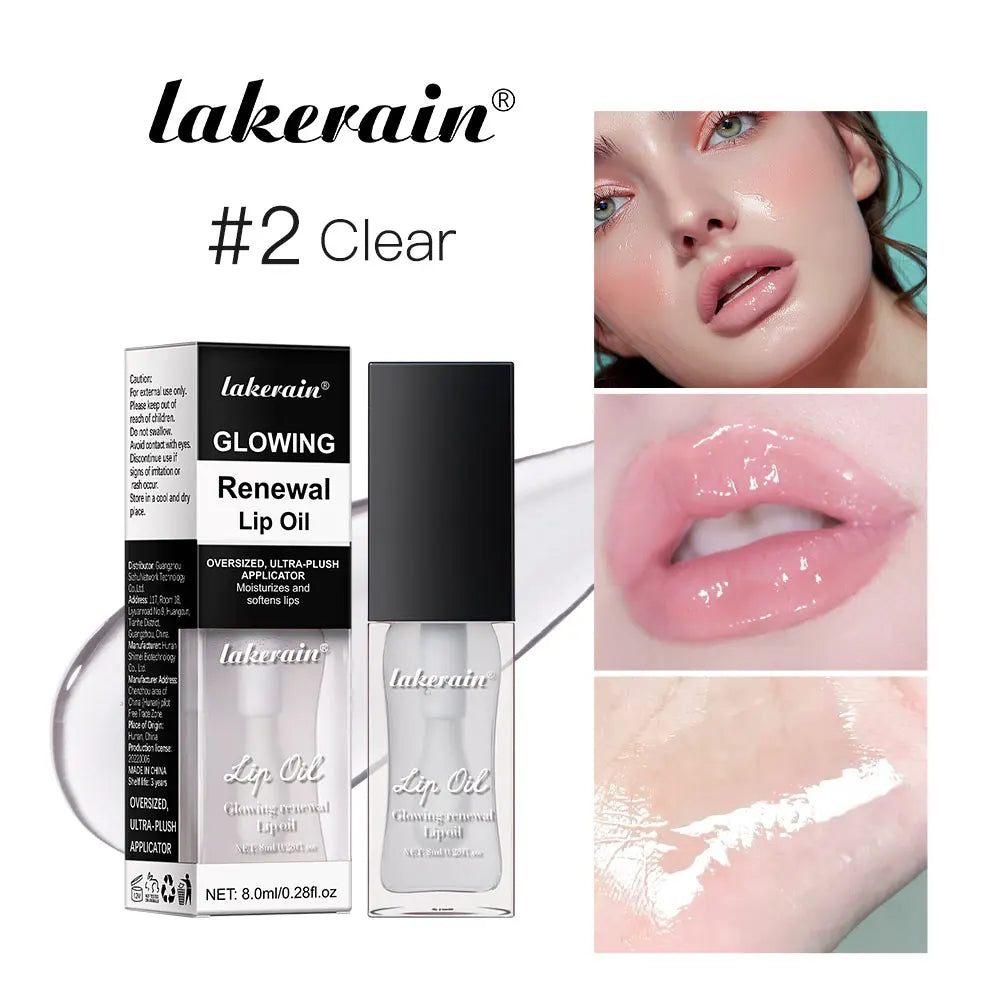 Glowing Lip Oil Moisturizing Gloss Care Of The Lips Benetitnt For Lips Plumping Nourishing Jelly Liquid Pink Plumping Gloss Oil Oasis Select color 2